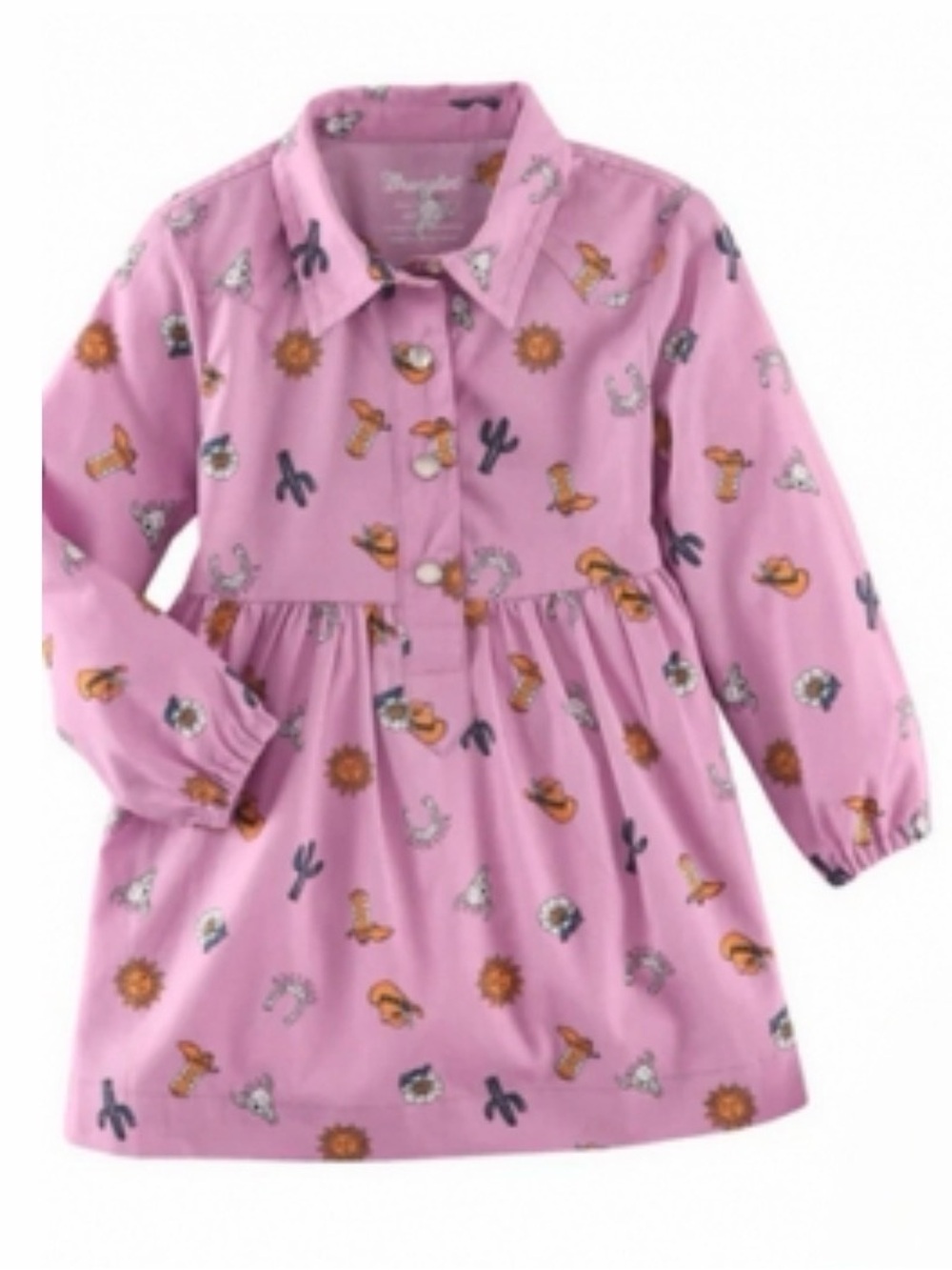 WRANGLER Western Snap Baby Girls’ Dress - 12M